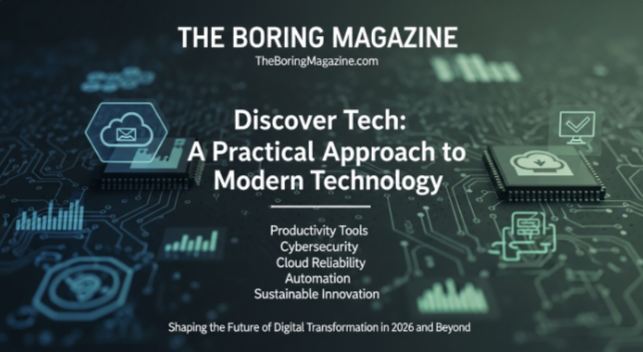 Tech TheBoringMagazine